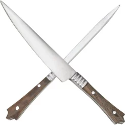 14th-15th Century Bestik Sæt Trægreb, Lille