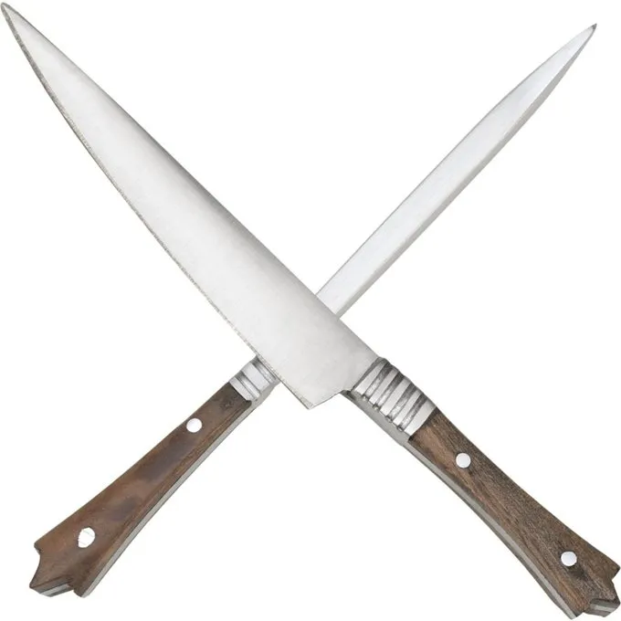 14th-15th Century Bestik Sæt Trægreb, Lille 1 14th-15th Century Bestik Sæt Trægreb, Lille