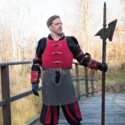 Epic Armoury 15. århundrede Brigandine, Rød -Rustning Salgsbutik 15 arhundrede brigandine rod 5