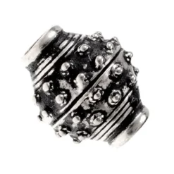 9.-10. århundrede Viking Skæg Perle, Forsølvet Bronze