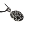 Amulet Celtic Trisquelion, Forsølvede