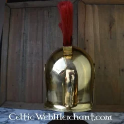 Deepeeka Attic Hjelm Med Våbenskjold, Messing -Rustning Salgsbutik attic hjelm med vabenskjold messing 3