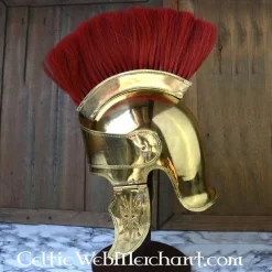 Deepeeka Attic Hjelm Med Våbenskjold, Messing -Rustning Salgsbutik attic hjelm med vabenskjold messing 5