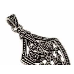 Borre Stil Sværd Dupsko Juvel, Forsølvede