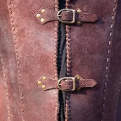 Epic Armoury Brigandine Med Bælter, Brun 8 Epic Armoury Brigandine Med Bælter, Brun -Rustning Salgsbutik brigandine med baelter brun 3