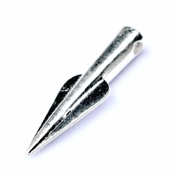 Bronzealderen Spydspids Vedhæng, Forsølvet 1 Bronzealderen Spydspids Vedhæng, Forsølvet