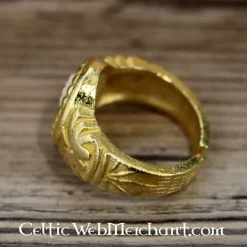 Cameo Ring, Forgyldt -Rustning Salgsbutik cameo ring forgyldt 4