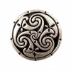 Celtic Ring Med Triskelion, Forsølvede