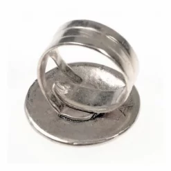 Celtic Ring Med Triskelion, Forsølvede -Rustning Salgsbutik celtic ring med triskelion forsolvede 2