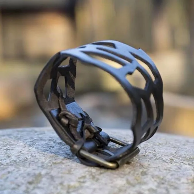 Epic Armoury Filigran Armbånd, Læder 4 Epic Armoury Filigran Armbånd, Læder - Billede 4