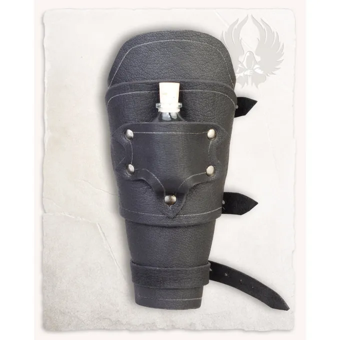 Mytholon Geralt Vambrace Til Kasteknive, Brun, Højre 1 Mytholon Geralt Vambrace Til Kasteknive, Brun, Højre