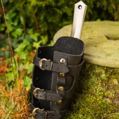 Mytholon Geralt Vambrace Til Kasteknive, Sort, Højre -Rustning Salgsbutik geralt vambrace til kasteknive sort hojre 5