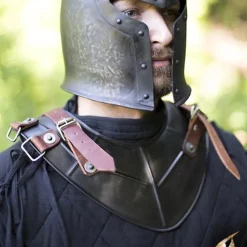 Epic Armoury Gorget Drake, Patinerede -Rustning Salgsbutik gorget drake patinerede 2
