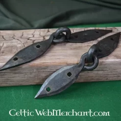 Ulfberth Håndsmedet Viking Bryst Hængsler, Par (18 Cm)