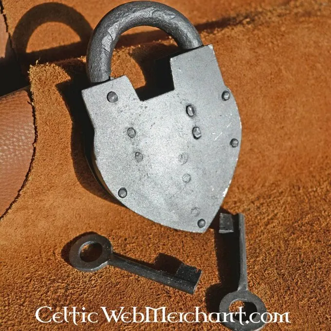 Deepeeka Historisk Hjerteformet Hængelås 4 Deepeeka Historisk Hjerteformet Hængelås - Billede 4