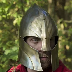 Epic Armoury Hjelm Illumine, Messingfarve 5 Epic Armoury Hjelm Illumine, Messingfarve -Rustning Salgsbutik hjelm illumine messingfarve 1