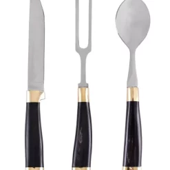 Horn Bestik Sæt Med Pose, Rustfrit Stål