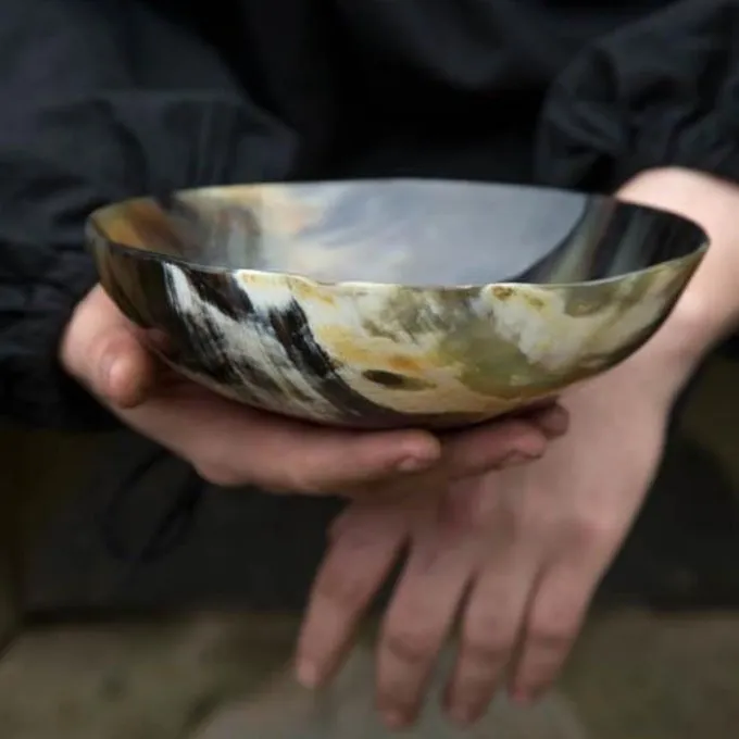 Epic Armoury Hornskål 20 Cm, Mørk 2 Epic Armoury Hornskål 20 Cm, Mørk - Billede 2