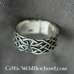 Keltisk Ring Med Knude Motiv -Rustning Salgsbutik keltisk ring med knude motiv 2
