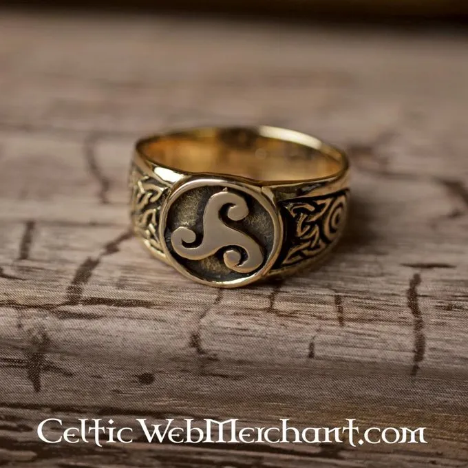 Keltisk Ring Triskelion 1 Keltisk Ring Triskelion