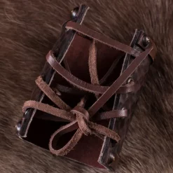 Deepeeka Læder Armbånd Hugin & Munin -Rustning Salgsbutik laeder armband hugin munin 3