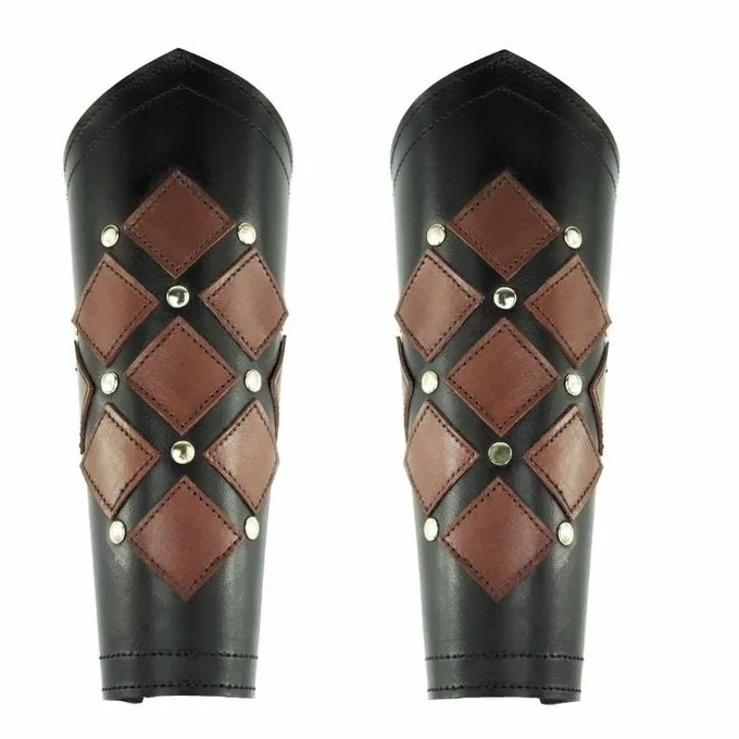 Leonardo Carbone Læder Armskinner Pius, Sort 1 Leonardo Carbone Læder Armskinner Pius, Sort