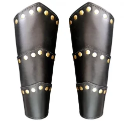 Leonardo Carbone Læder Armskinner Victor, Sort