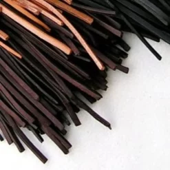 Læder Blonde 2m, Sort