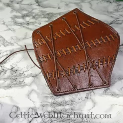 Epic Armoury Læder Bracers Battle, Brun, Pair 9 Epic Armoury Læder Bracers Battle, Brun, Pair -Rustning Salgsbutik laeder bracers battle brun pair 3