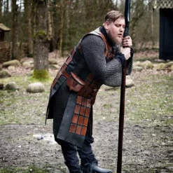 Epic Armoury Læder Brigandine Lang, Brun 9 Epic Armoury Læder Brigandine Lang, Brun -Rustning Salgsbutik laeder brigandine lang brun 4