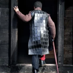 Epic Armoury Læder Brigandine Lang, Sort 9 Epic Armoury Læder Brigandine Lang, Sort -Rustning Salgsbutik laeder brigandine lang sort 3