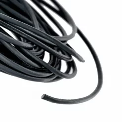 Læder Lace Black 1 Mm X 1 M