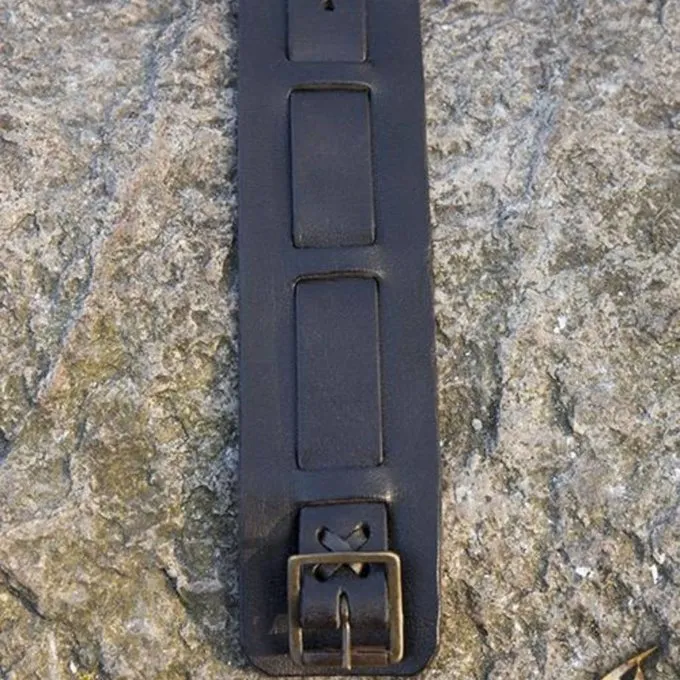 Epic Armoury Læder Manchet Armbånd 3 Epic Armoury Læder Manchet Armbånd - Billede 3