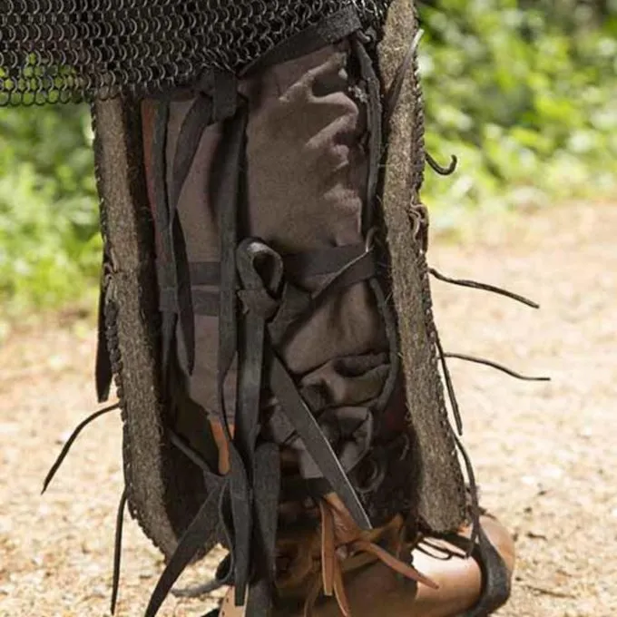 Epic Armoury Læder Ork Fedtegrever Uzgush, Brun, Par 3 Epic Armoury Læder Ork Fedtegrever Uzgush, Brun, Par - Billede 3