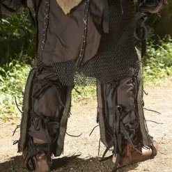 Epic Armoury Læder Ork Fedtegrever Uzgush, Brun, Par 9 Epic Armoury Læder Ork Fedtegrever Uzgush, Brun, Par -Rustning Salgsbutik laeder ork fedtegrever uzgush brun par 3