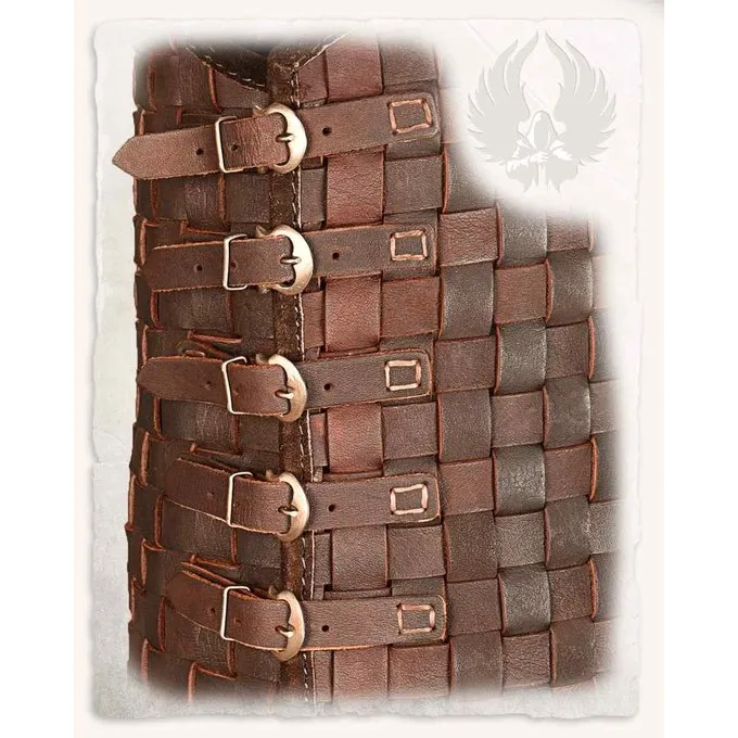Mytholon Læder Rustning Ragur, Brown 6 Mytholon Læder Rustning Ragur, Brown - Billede 6