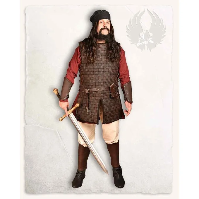 Mytholon Læder Rustning Ragur, Brown 1 Mytholon Læder Rustning Ragur, Brown