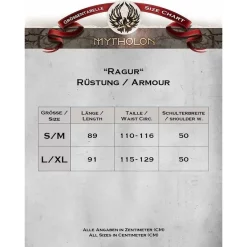 Mytholon Læder Rustning Ragur, Sort -Rustning Salgsbutik laeder rustning ragur sort 2