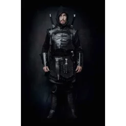 Mytholon Læder Rustning Rasmus, Sort -Rustning Salgsbutik laeder rustning rasmus sort 3