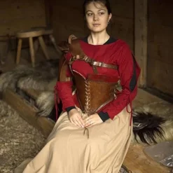 Epic Armoury Læder Skulder Rustning, Brun -Rustning Salgsbutik laeder skulder rustning brun 2