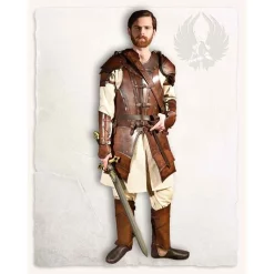 Mytholon Læder Tassets Antonius, Brown -Rustning Salgsbutik laeder tassets antonius brown 2