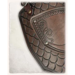 Mytholon Læder Tassets Gawain, Brown 8 Mytholon Læder Tassets Gawain, Brown -Rustning Salgsbutik laeder tassets gawain brown 2