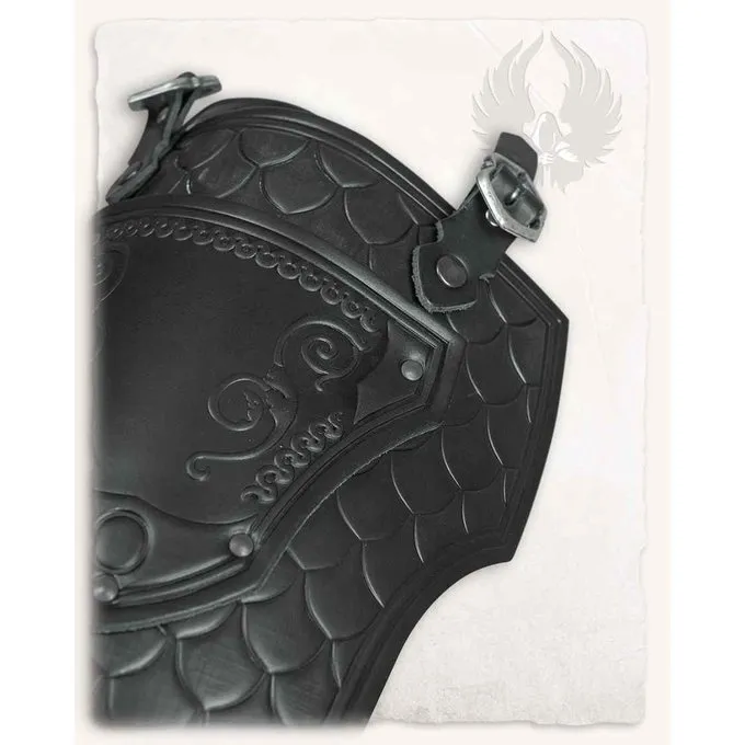 Mytholon Læder Tassets Gawain, Sort 2 Mytholon Læder Tassets Gawain, Sort - Billede 2