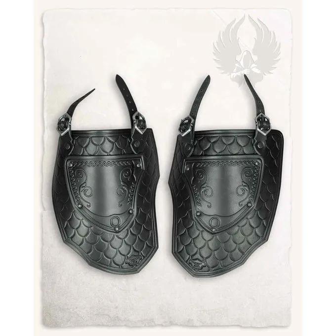 Mytholon Læder Tassets Gawain, Sort 1 Mytholon Læder Tassets Gawain, Sort