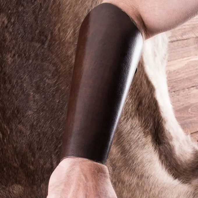 Deepeeka Læder Vambraces Haesten 1 Deepeeka Læder Vambraces Haesten