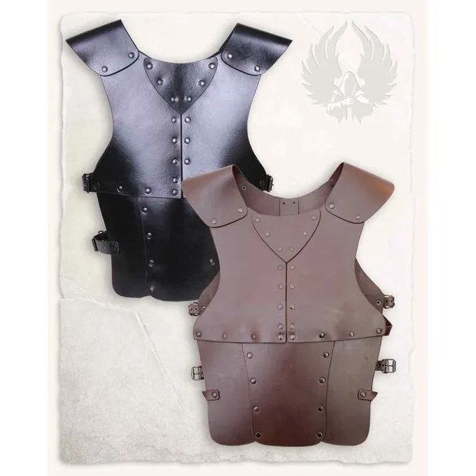 Mytholon Læderbørns Rustning Felix, Brun 2 Mytholon Læderbørns Rustning Felix, Brun - Billede 2