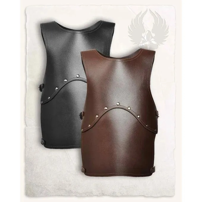 Mytholon Læderbørns Rustning Tobi, Sort 2 Mytholon Læderbørns Rustning Tobi, Sort - Billede 2