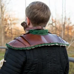 Epic Armoury Lang Læder Bevor, Grøn -Rustning Salgsbutik lang laeder bevor gron 2