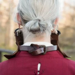 Epic Armoury Lang Læder Bevor, Sort 6 Epic Armoury Lang Læder Bevor, Sort -Rustning Salgsbutik lang laeder bevor sort 2