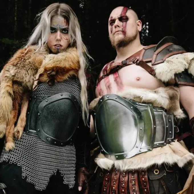 Epic Armoury LARP Barbarisk Kyras, Sort 6 Epic Armoury LARP Barbarisk Kyras, Sort - Billede 6